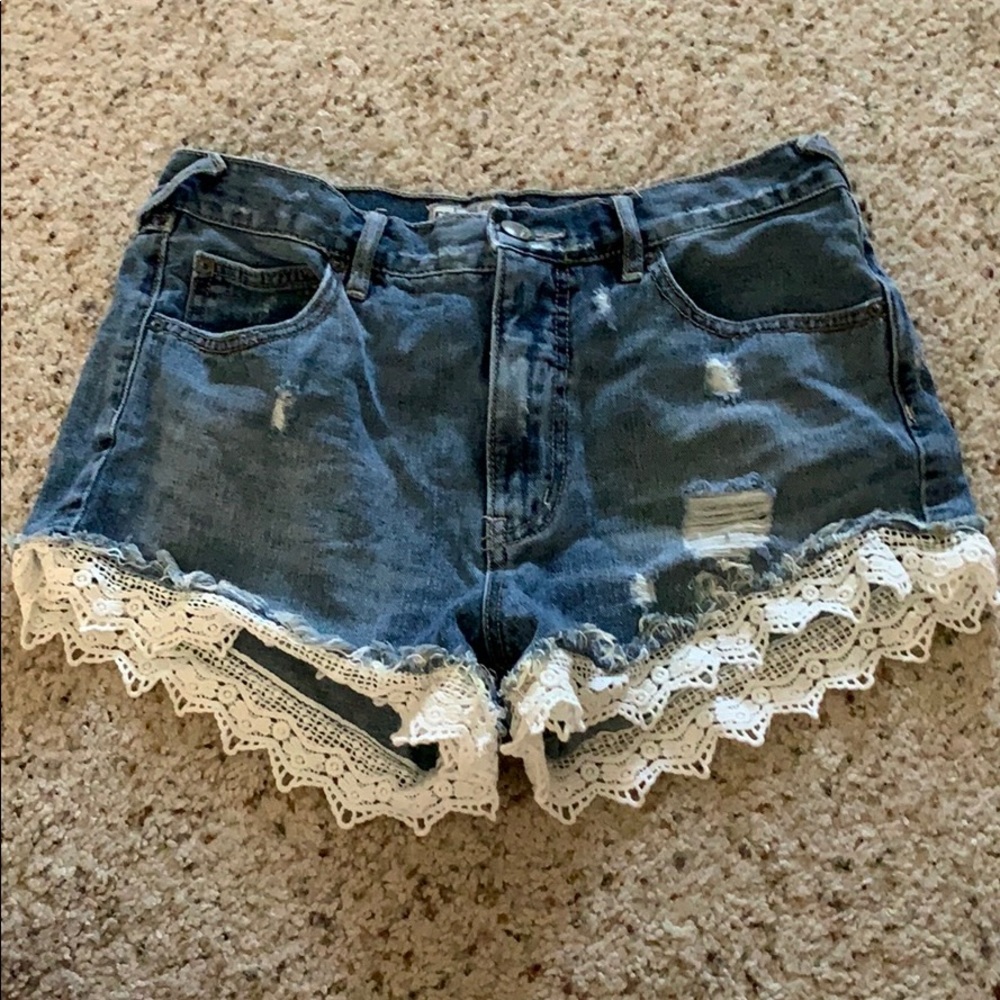 Free People Denim Shorts